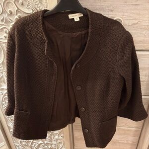 Coldwater Creek Women's Brown Blazer